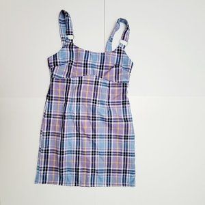 Women Casual Overall Dress Jumper Mini short Dress